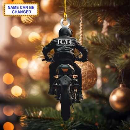 Personalized Motorcycle and Dirt Bike Acrylic or Wood Ornament