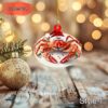 Personalized Steamed King Crab Acrylic or Wood Ornament