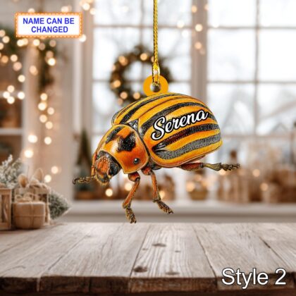 Personalized Dry-Pressing Leptinotarsa Acrylic or Wood Ornament