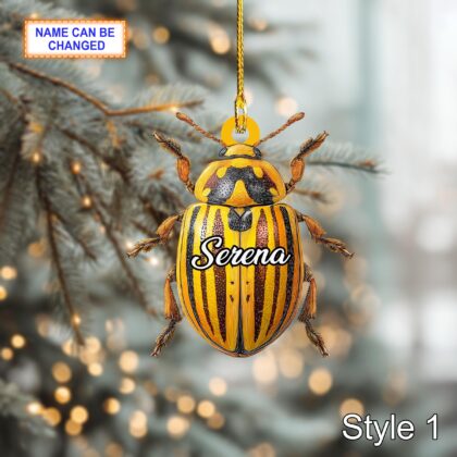 Personalized Dry-Pressing Leptinotarsa Acrylic or Wood Ornament