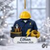 Personalized Electrician or Lineman Acrylic or Wood Ornament - 2026