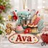 Personalized Baker Acrylic or Wood Ornament