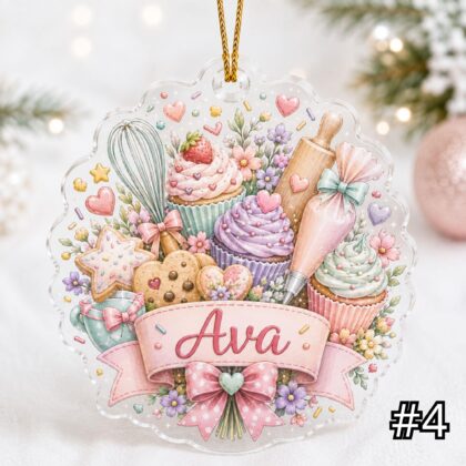 Personalized Baker Acrylic or Wood Ornament