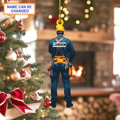 Custom Name Elevator Maintenance Elevator Repair Christmas Ornament