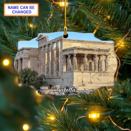 Custom Name Erechtheion Personalized Ornament – Christmas Tree Hanging Decor