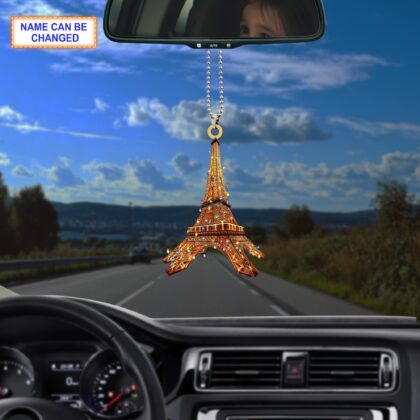 Eiffel Tower Personalized Ornament – Tree Hanging Decor Christmas Ornament Flat 2D Ornament Acrylic / Wooden - Image 4