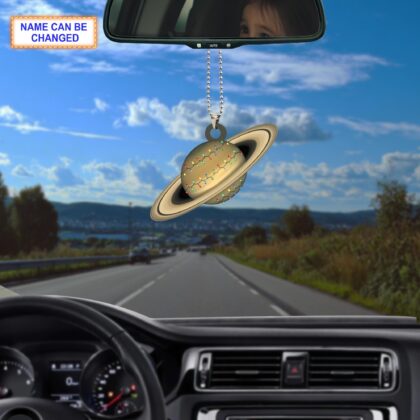 Saturn With Led Light Personalized Ornament – Tree Hanging Decor - Image 3