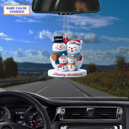 Personalised Family Christmas Ornament – We're Expecting Pregnant Couple Decoration - Image 3