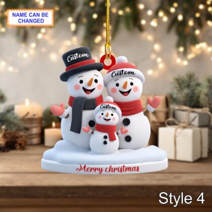 Personalised Family Christmas Ornament – We're Expecting Pregnant Couple Decoration - Image 6
