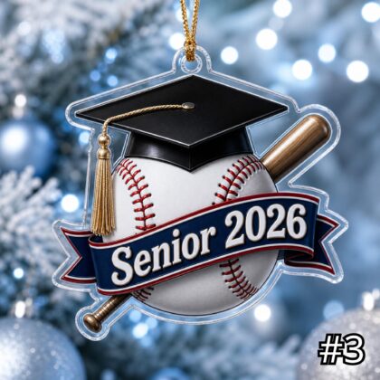 Personalized Baseball Coach Acrylic Ornament – Custom Name Best Coach Gift - Image 3