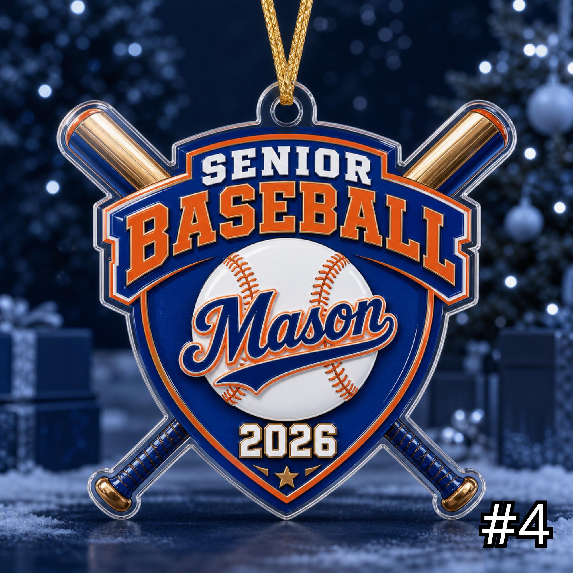 Personalized Baseball Coach Acrylic Ornament – Custom Name Best Coach Gift - Image 4