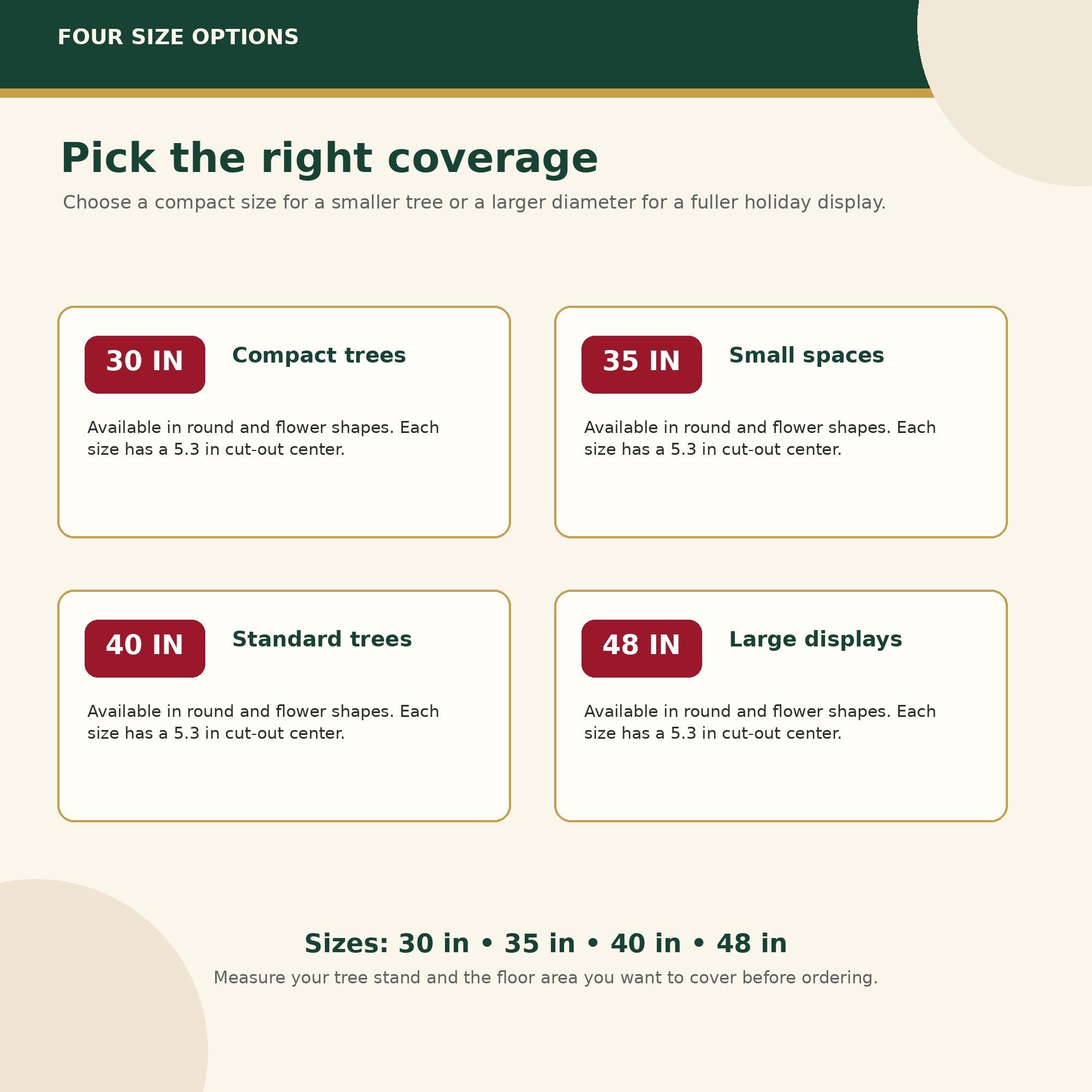 Scandinavian Woodland Animals Quilt Christmas Tree Skirt - Image 8